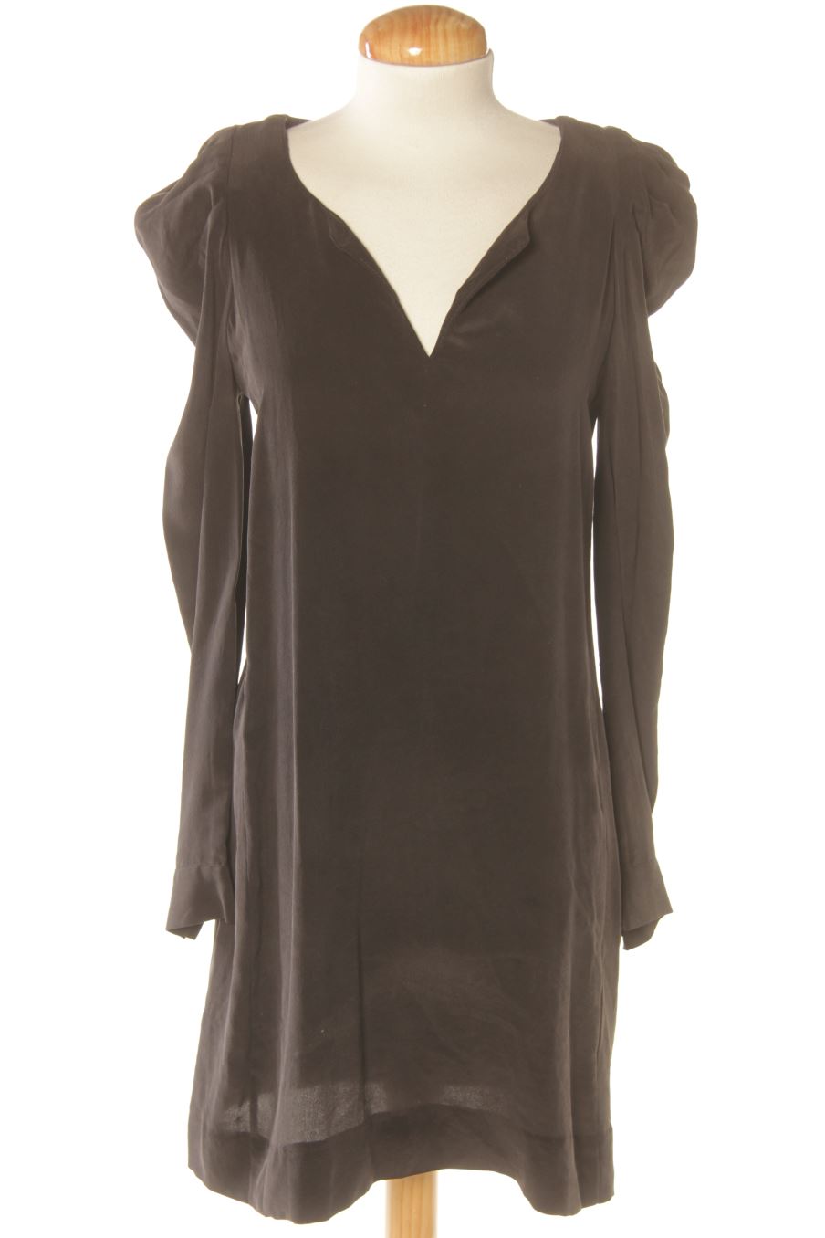 Robe casual Ikks de la taille 38, de couleur noir de soie