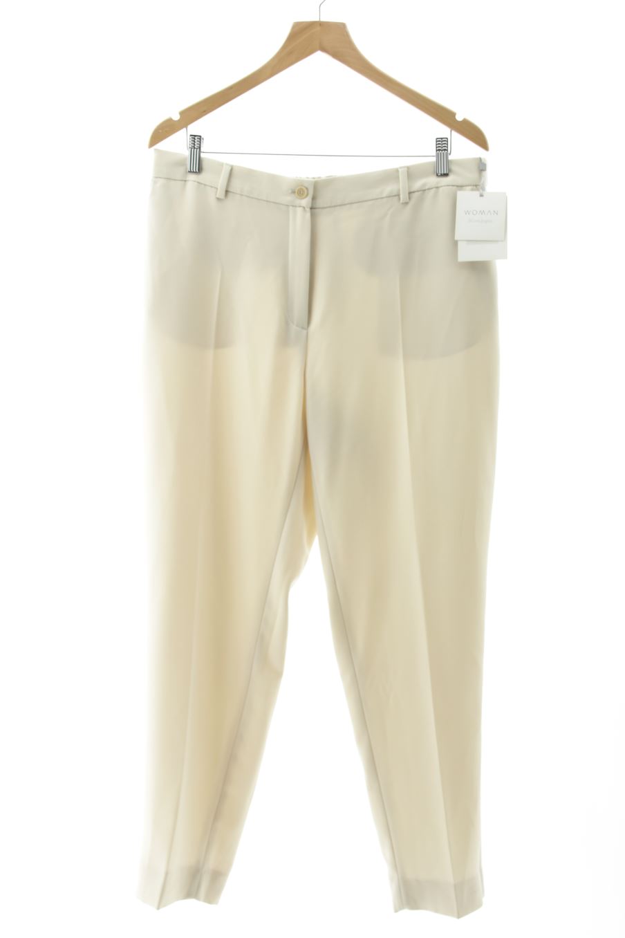 Pantaloni de Woman (El Corte Inglés) de la talla 46, de color beige