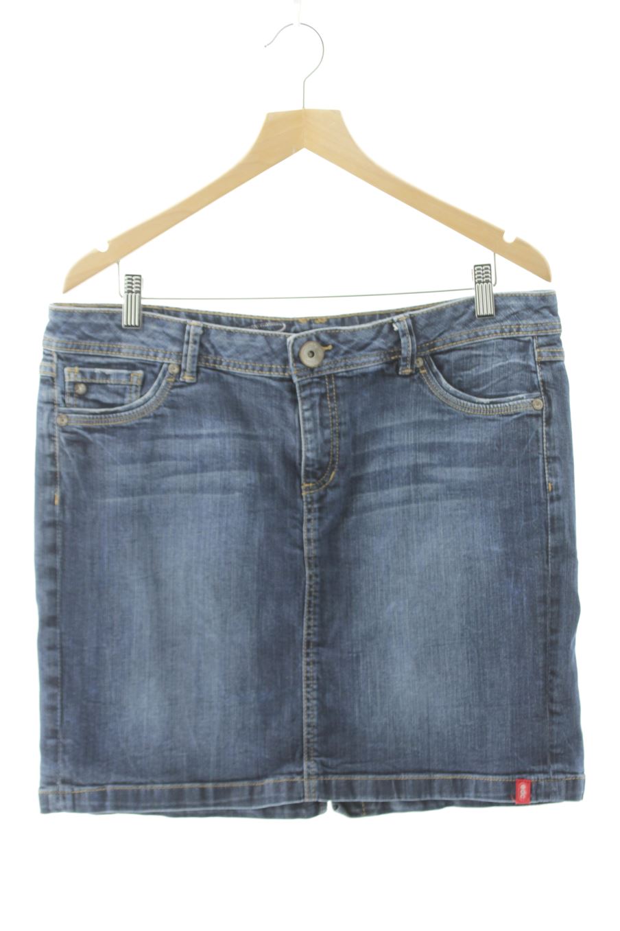Falda de Edc (ESPRIT) de la talla 44, de color azul de ropa vaquera