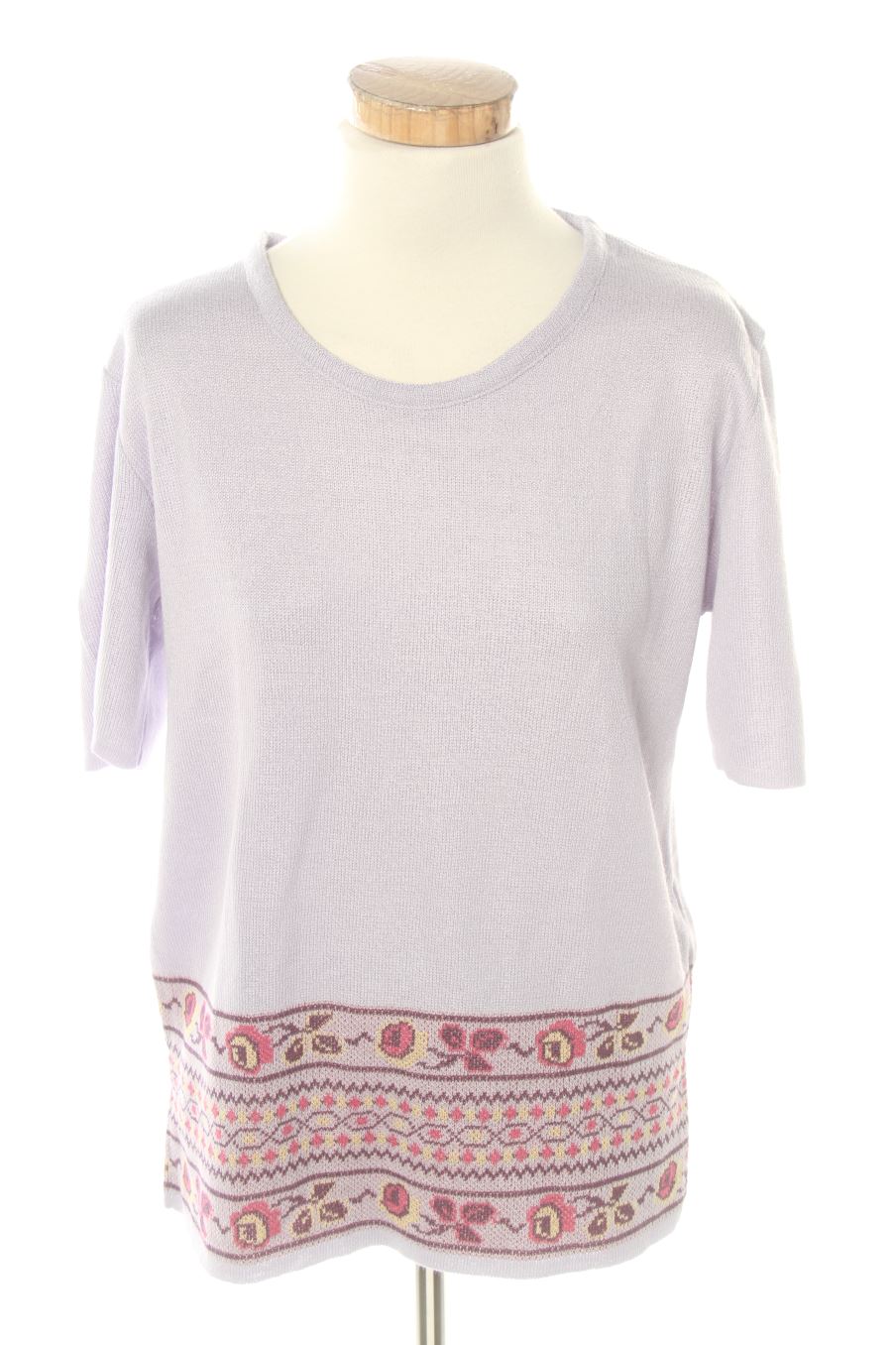 Jersey de Anne Weyburn de la talla S, de color morado