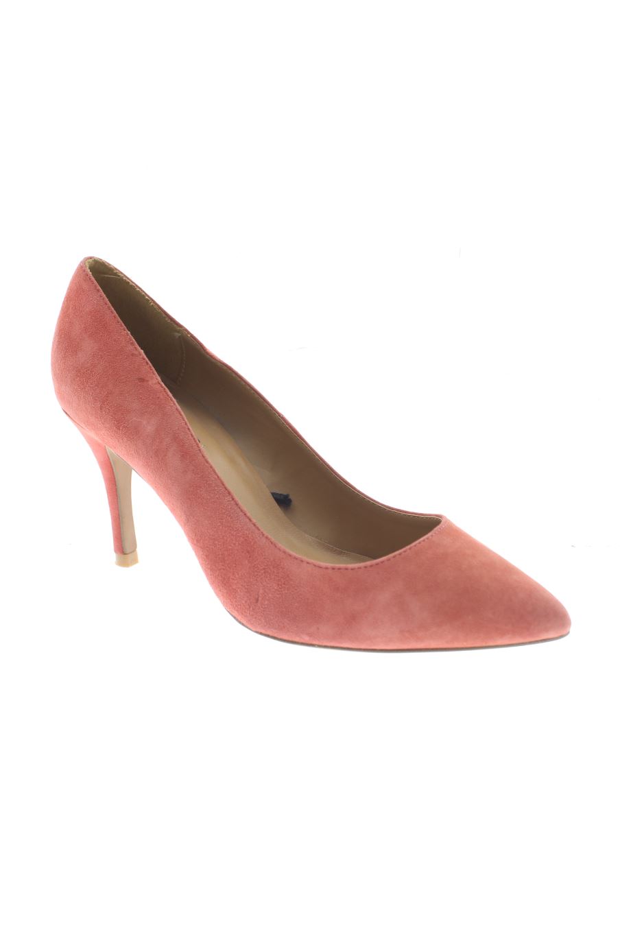 Zapatos de tacon de Mango de la talla 38, de color rosa de