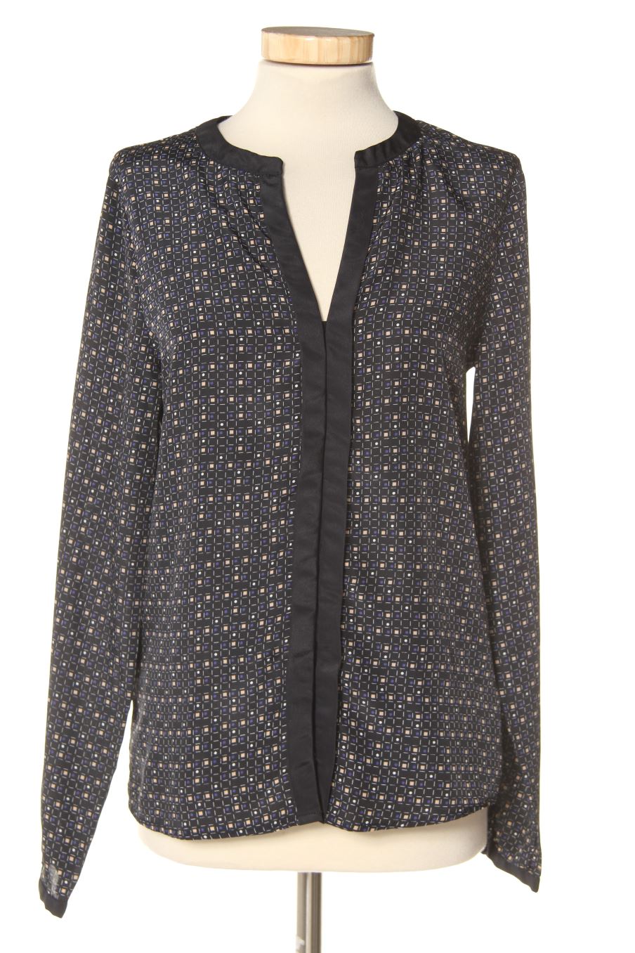 Blusa de manga larga de Laura clement (La Redoute) de la talla 36, de color azul marino