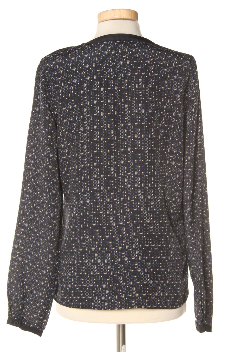 Blusa de manga larga de Laura clement (La Redoute) de la talla 36, de color azul marino