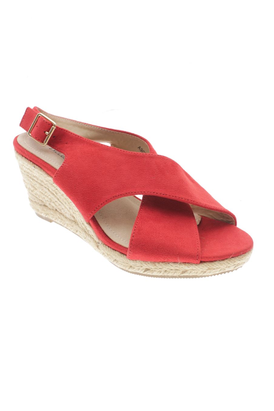 Sandalias tacon de Benini de la talla 37, de color rojo de