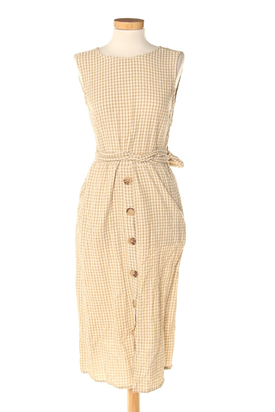 Vestido casual de Zara de la talla XS, de color cuadros