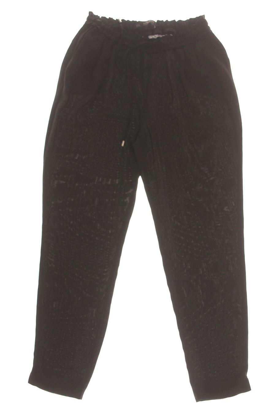 Pantalon Casual Zara de la taille XS, de couleur noir