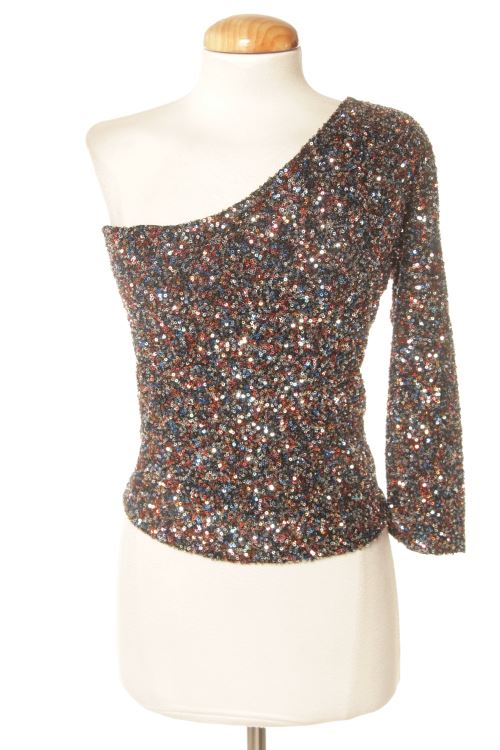 Blusa a maniche lunghe