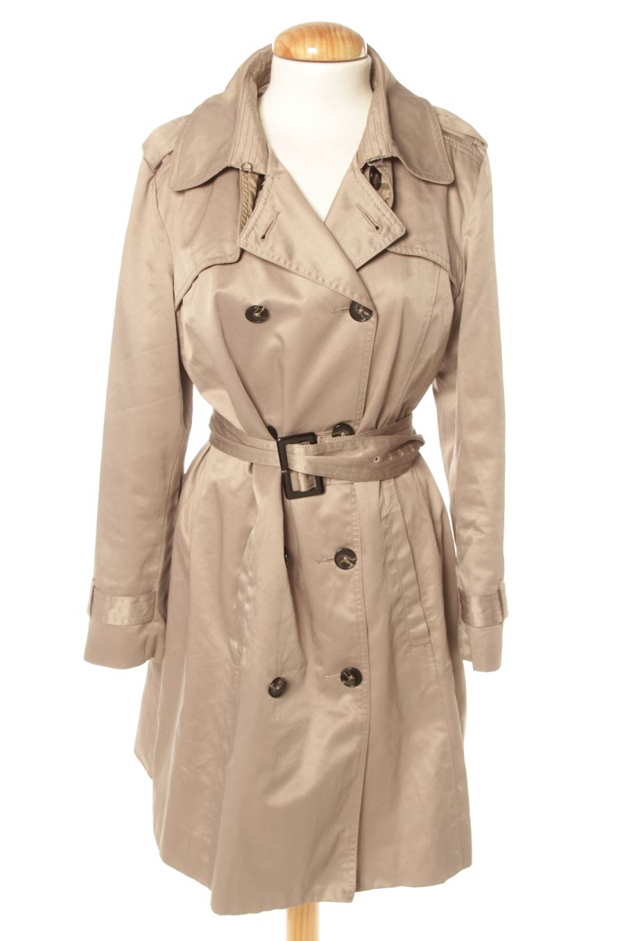 Gabardina de Caroll de la talla 40, de color gris