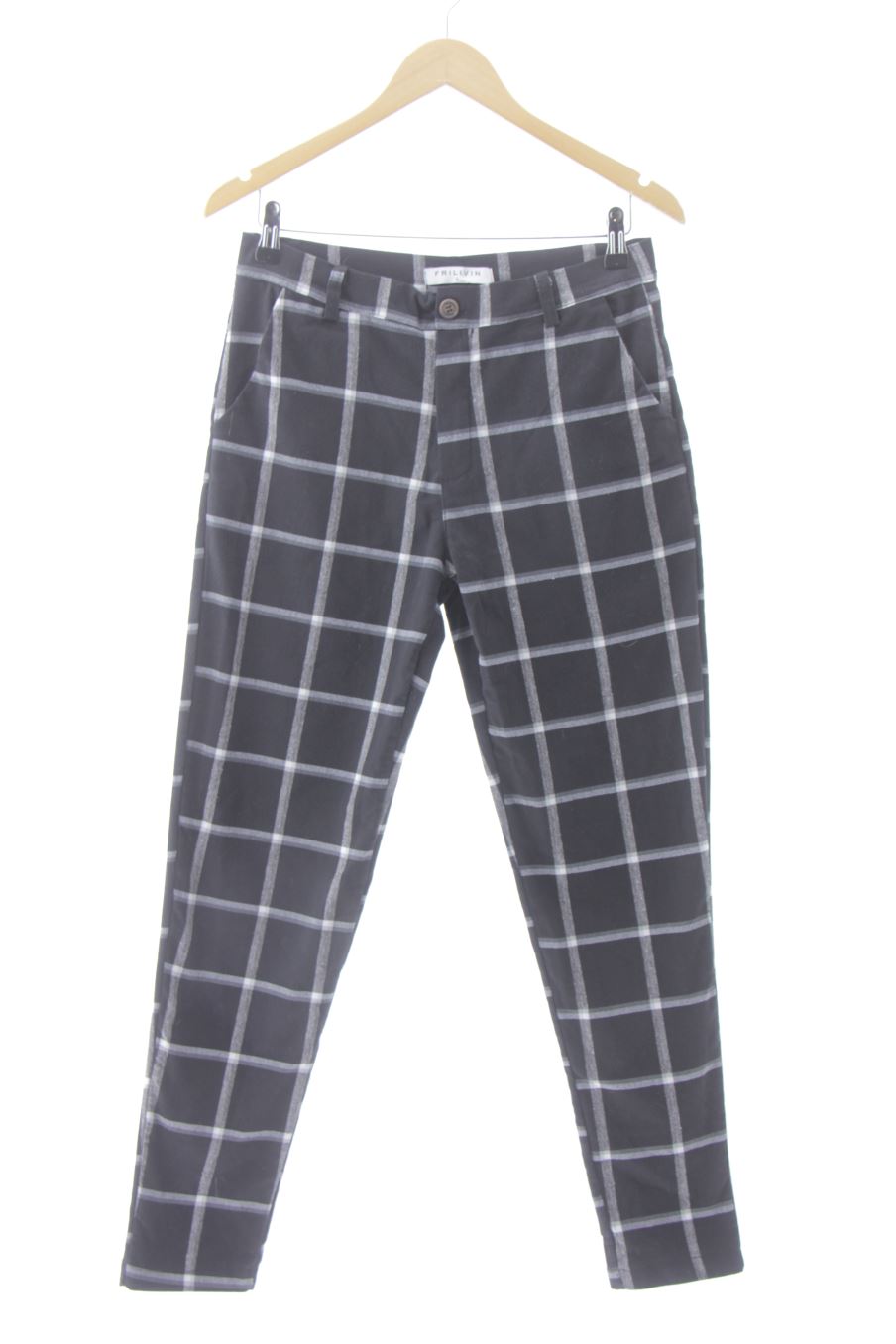 Pantalon FRILIVIN de la taille L, de couleur carreaux