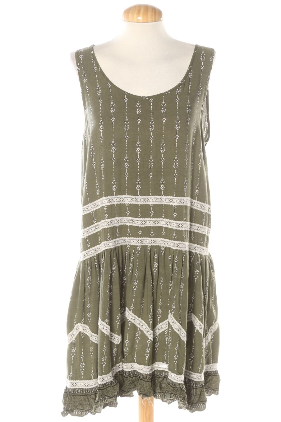 Vestido casual de Apricot de la talla L, de color verde