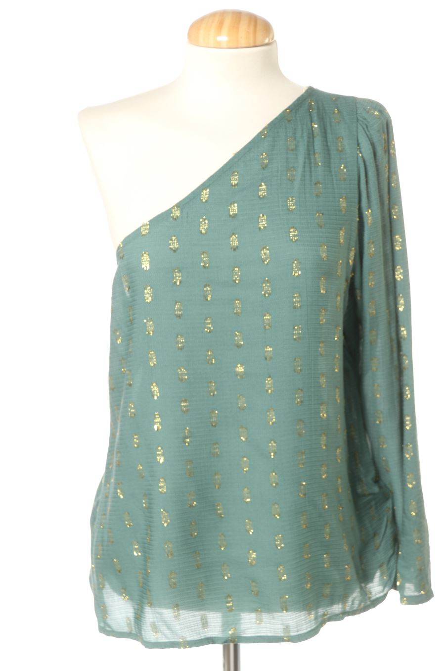 Blusa de manga larga de Hoss Intropia de la talla M, de color verde
