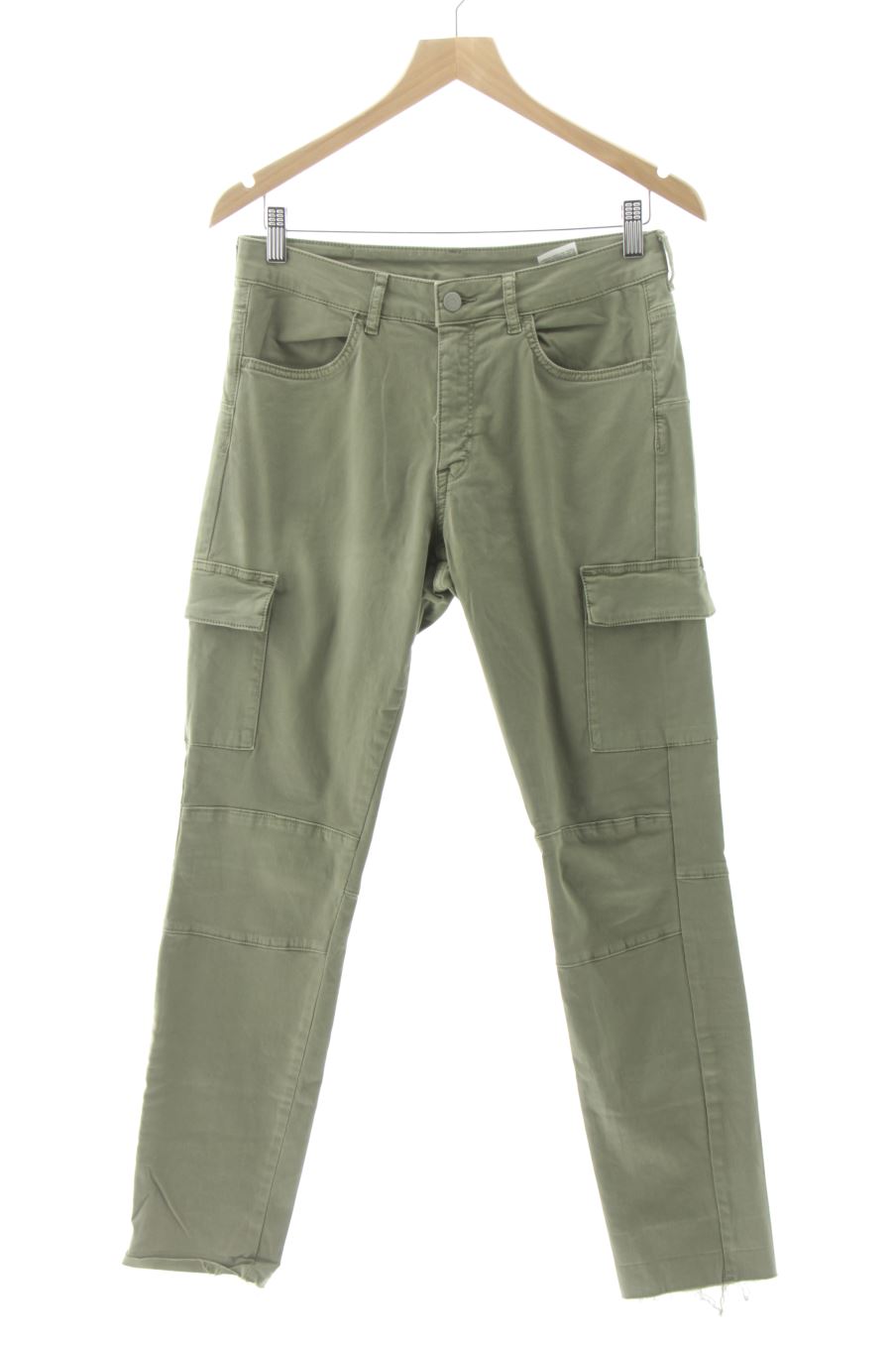 Hose von H&M Größe 40, Farbe Grün, aus Jeanskleidung für