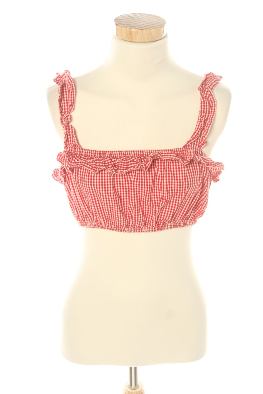 Top de Trafaluc de la talla XS, de color cuadros