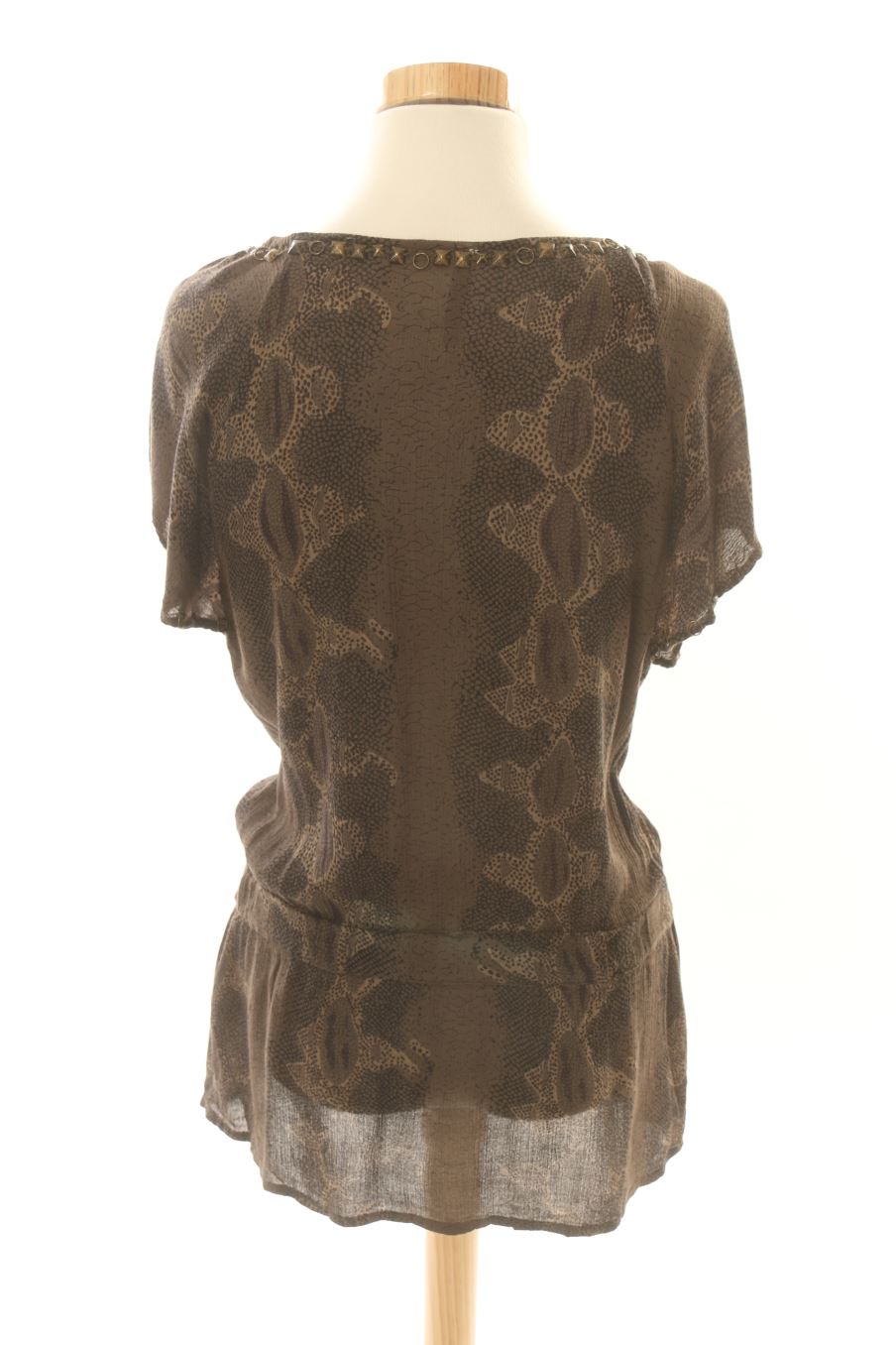 Robe casual Bershka de la taille S, de couleur animal print