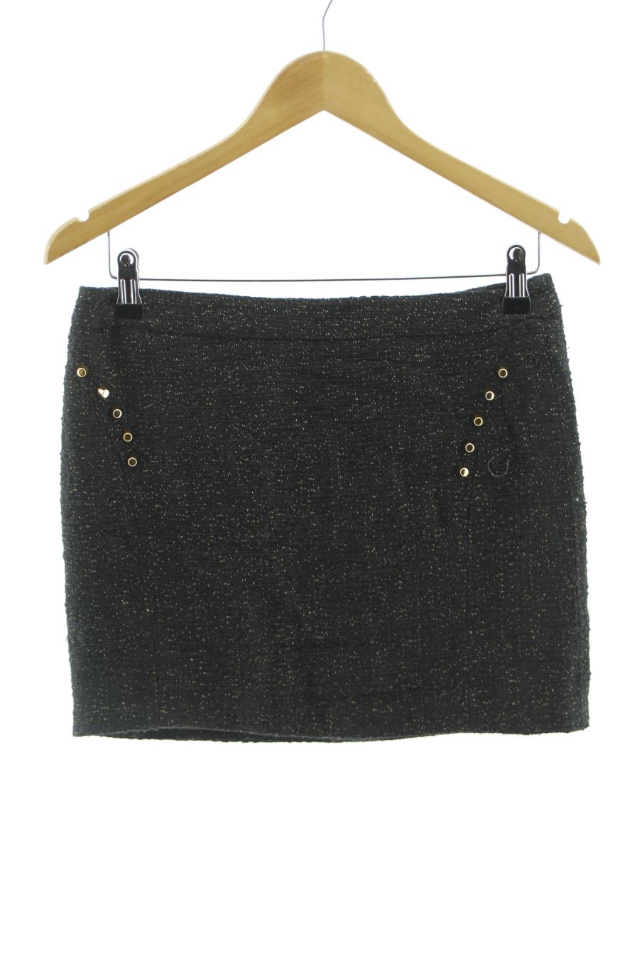 Falda de SUITEBLANCO de la talla 36, de color negro