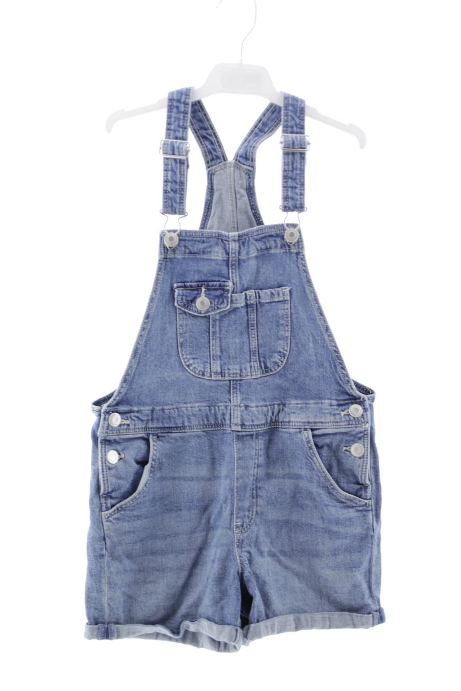 Pantalon de peto de H&M de la talla 10 años de denim de segunda mano