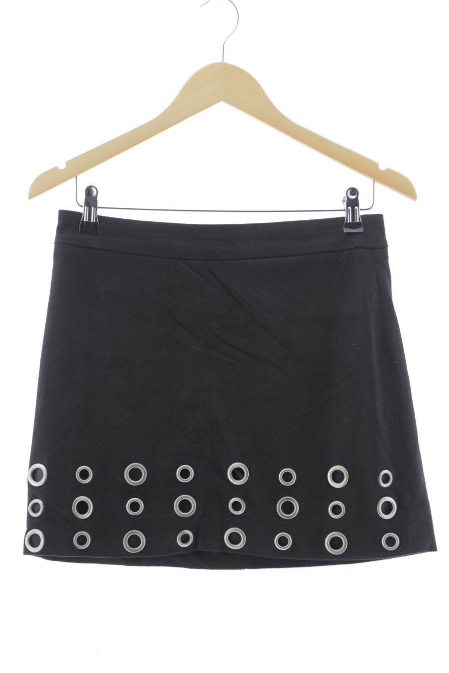 Falda de Stradivarius de la talla 36, de color negro