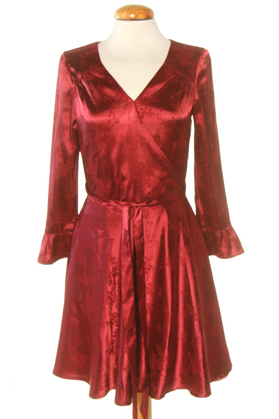 Robe casual N.G. Moda de la taille 38, de couleur bordeaux