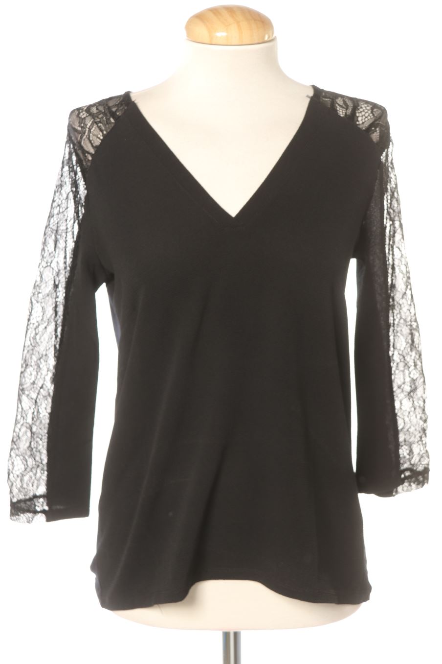 Blusa a maniche lunghe de Naf Naf de la talla S, de color nero