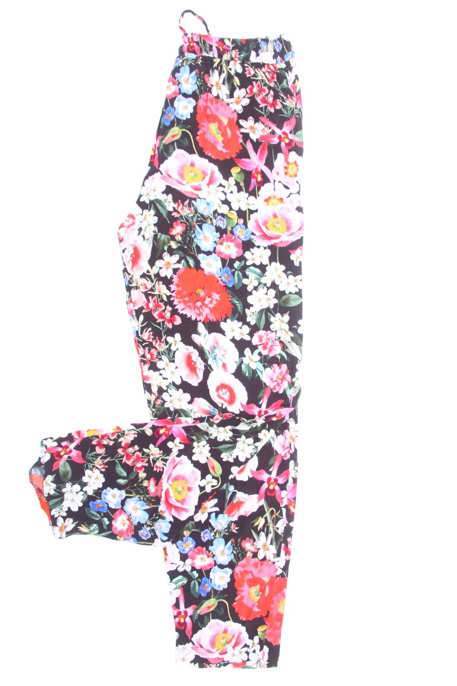 Pantalón Casual de Zara de la talla S, de color flores