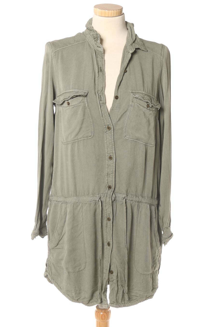 Robe casual H&M de la taille 34, de couleur vert