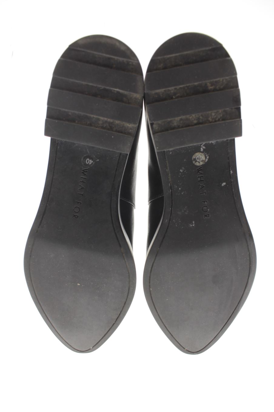 Botines de What For de la talla 40, de color negro de