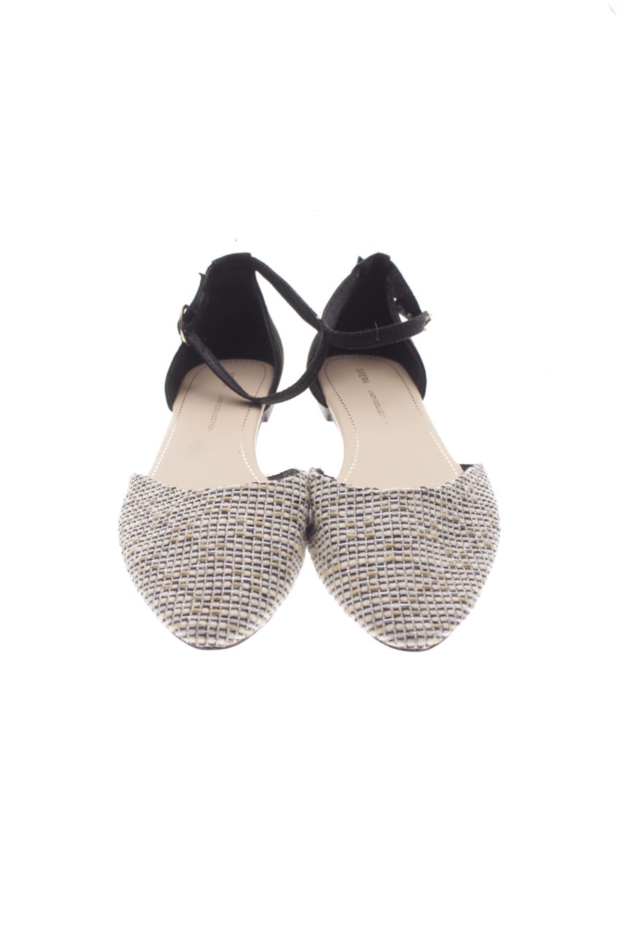Sandalias planas de Sfera de la talla 39, de color beige de