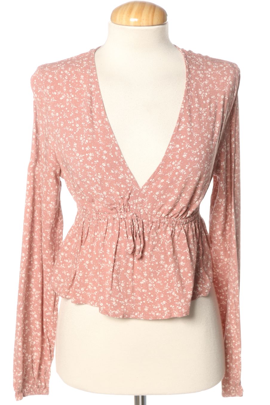 Blouse à manches longues Bershka de la taille S, de couleur imprimés