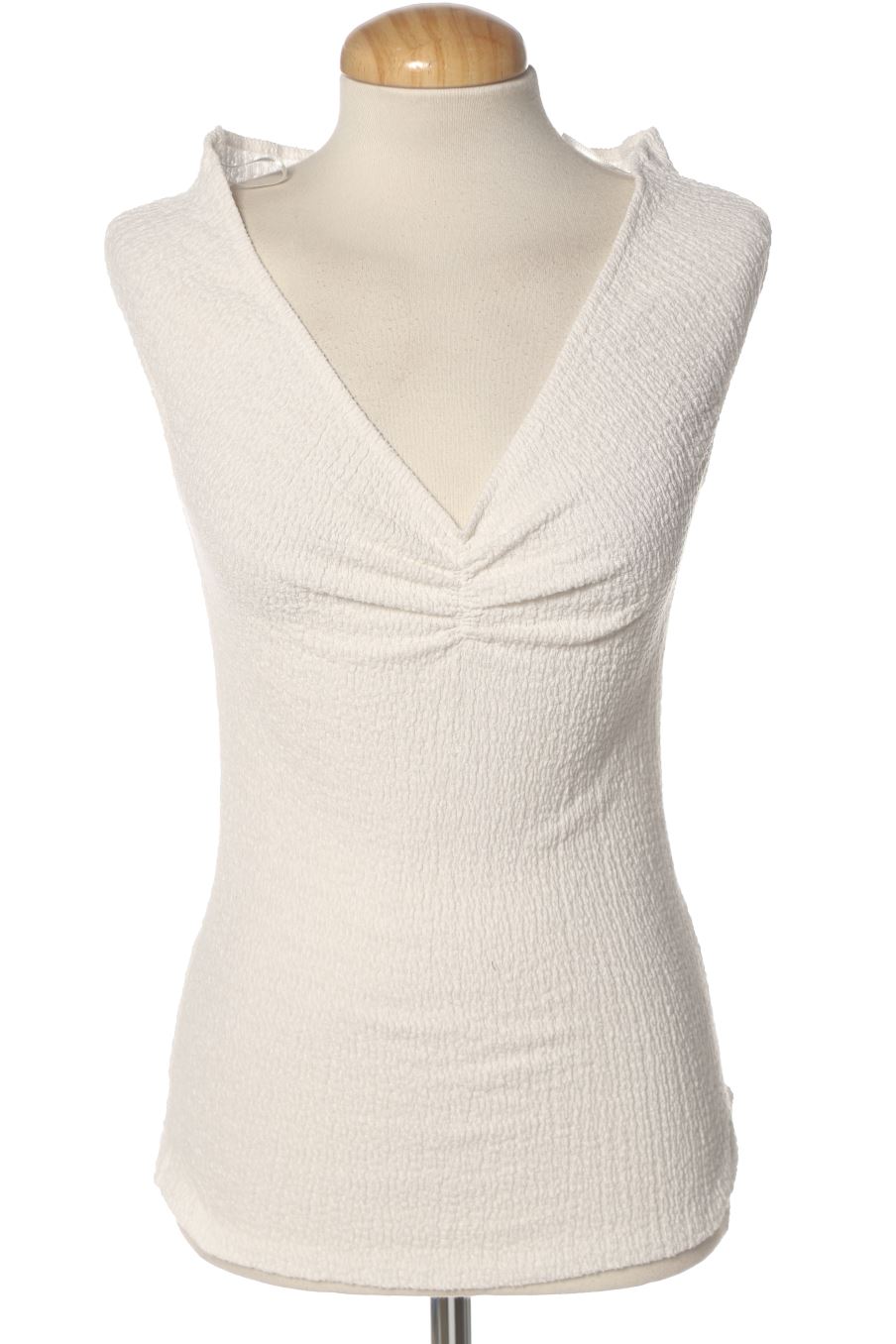 Top de Zara de la talla M, de color blanco