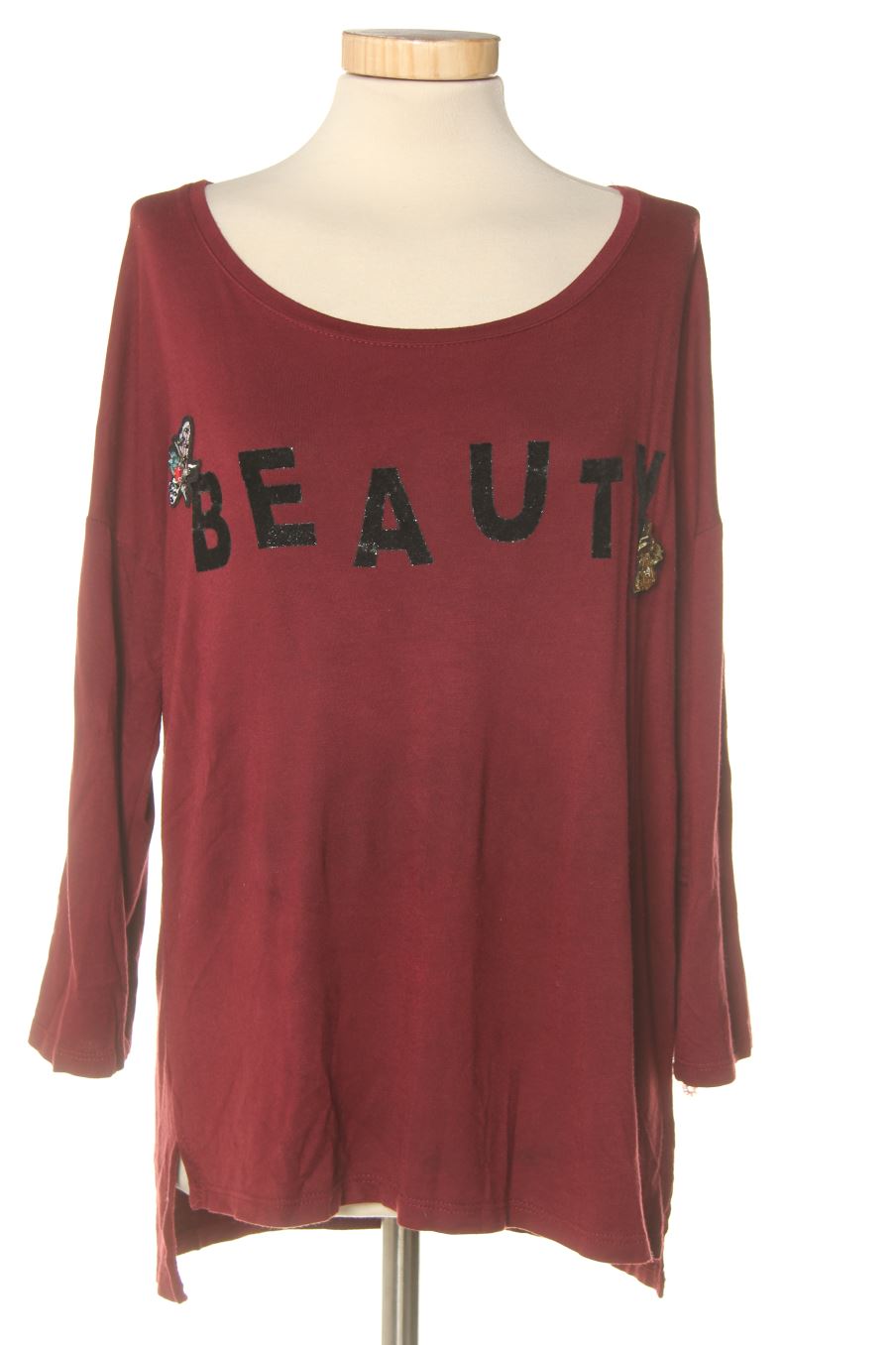 T-shirt à manches longues Encuentro de la taille S, de couleur rouge