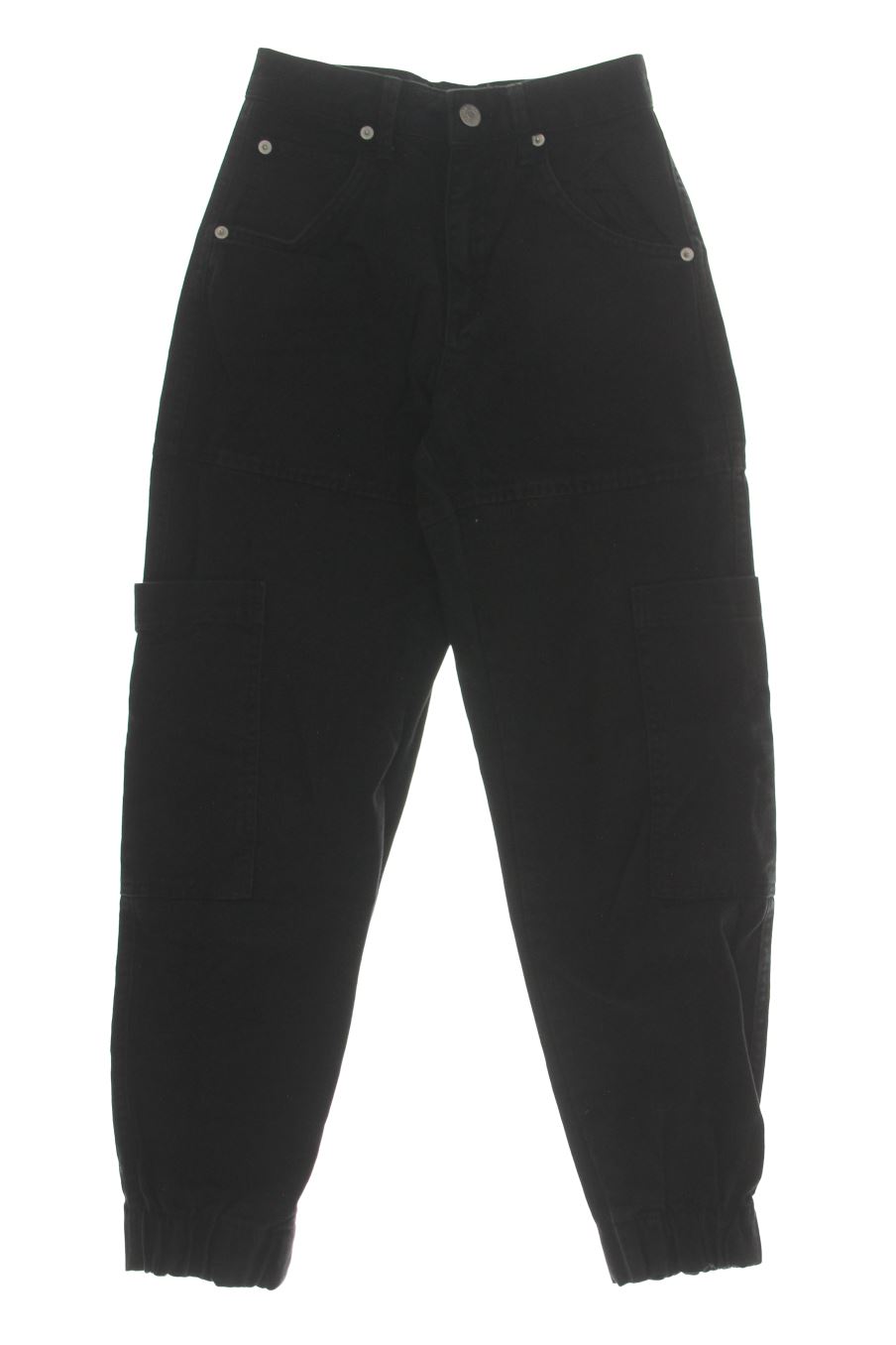 Jeans Bershka de la taille 32, de couleur noir de denim