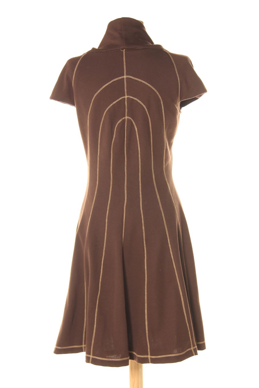 Robe casual Fórmula Joven de la taille 40, de couleur marron