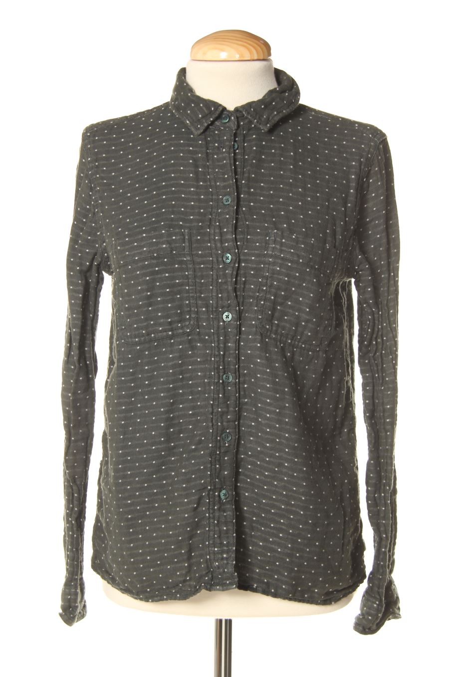 Chemise Monoprix de la taille 36, de couleur vert