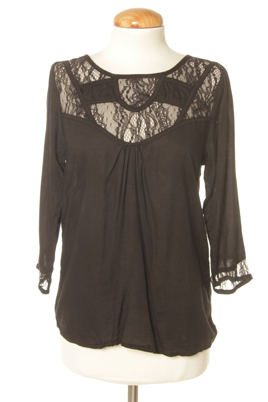 Langärmelige Bluse von Vila Größe XS, Farbe Schwarz, für
