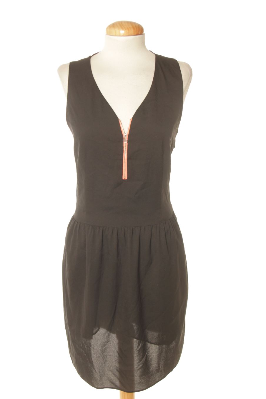 Robe casual Color Block de la taille S, de couleur noir