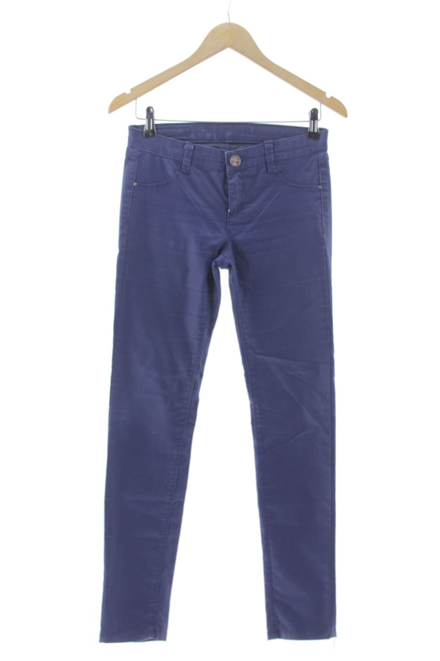 Vaquero de Stradivarius de la talla 36, de color azul marino de ropa vaquera