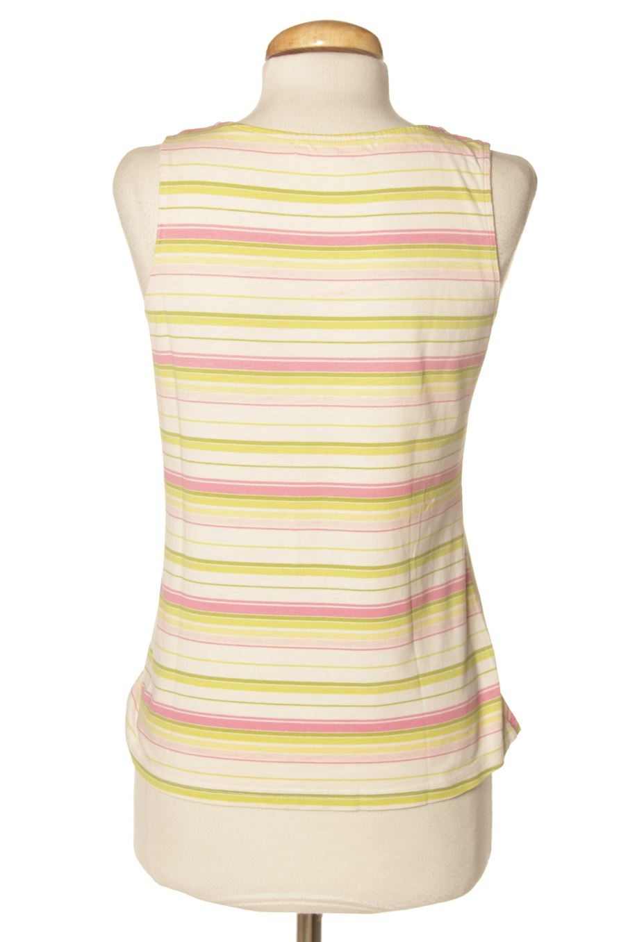 Camiseta sin mangas de Women'secret de la talla 38, de color rayas