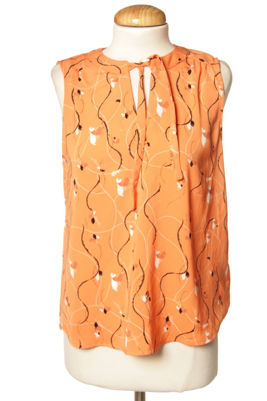 Blusa de manga corta de Vero moda de la talla XS, de color naranja
