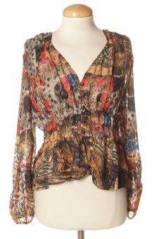 Blusa a maniche lunghe M Desigual, foto 1 di 2