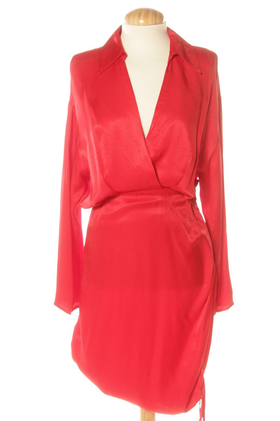 Robe casual Zara de la taille M, de couleur rouge