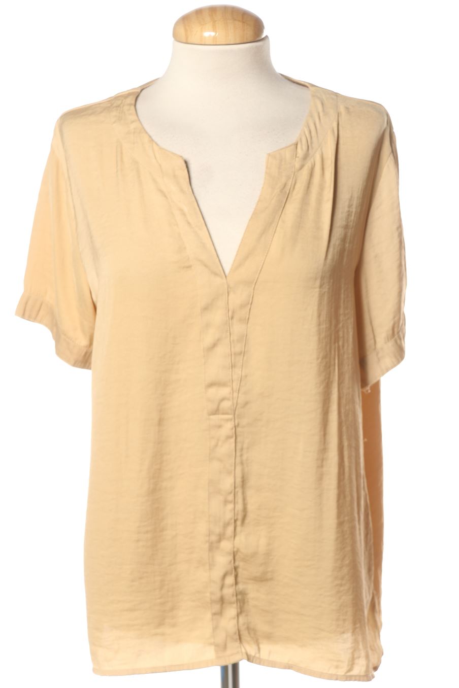 Blouse à manches courtes Sfera de la taille M, de couleur beige