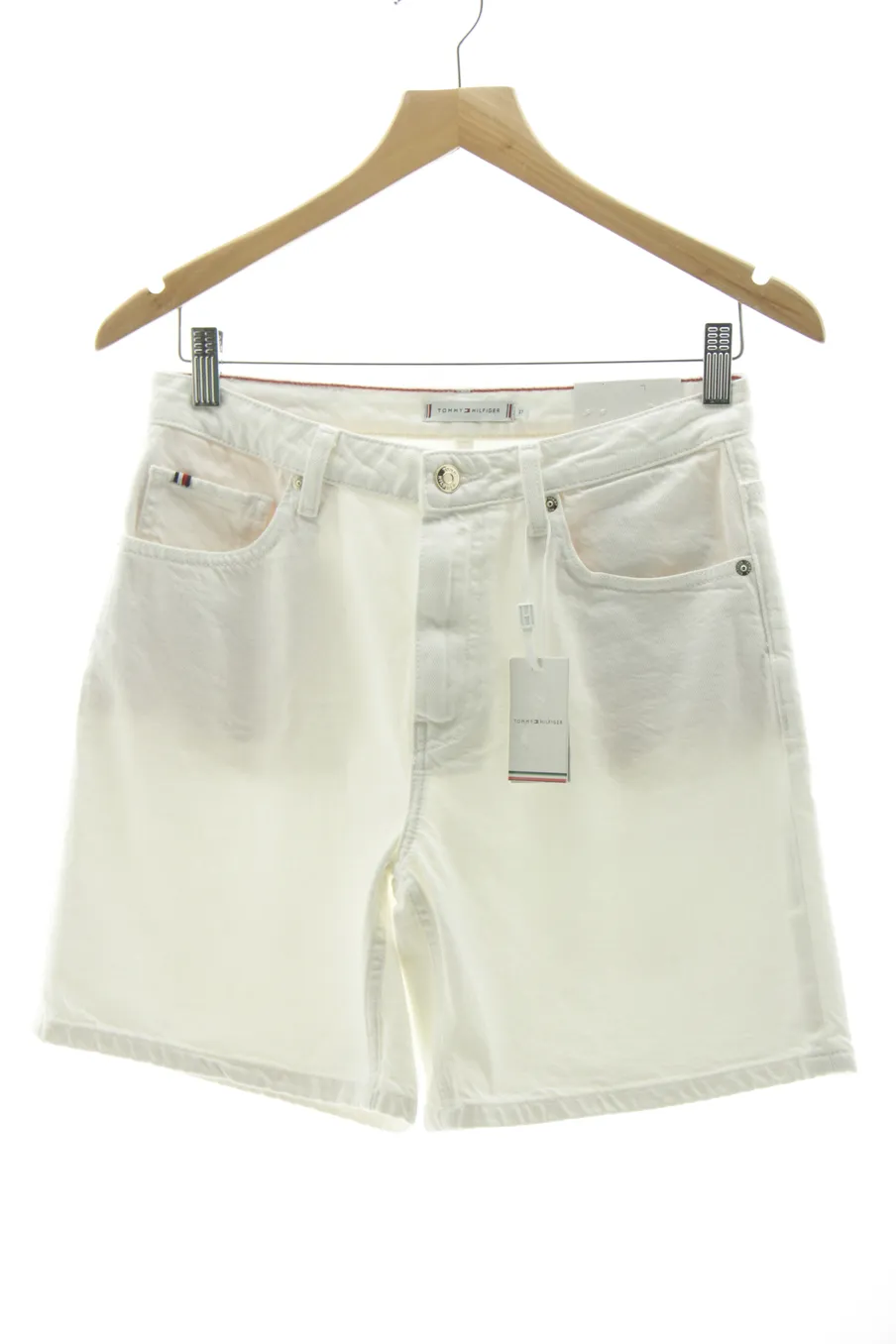 Kurze Hose von Tommy Hilfiger Größe 36, Farbe Weiss, aus Jeanskleidung für