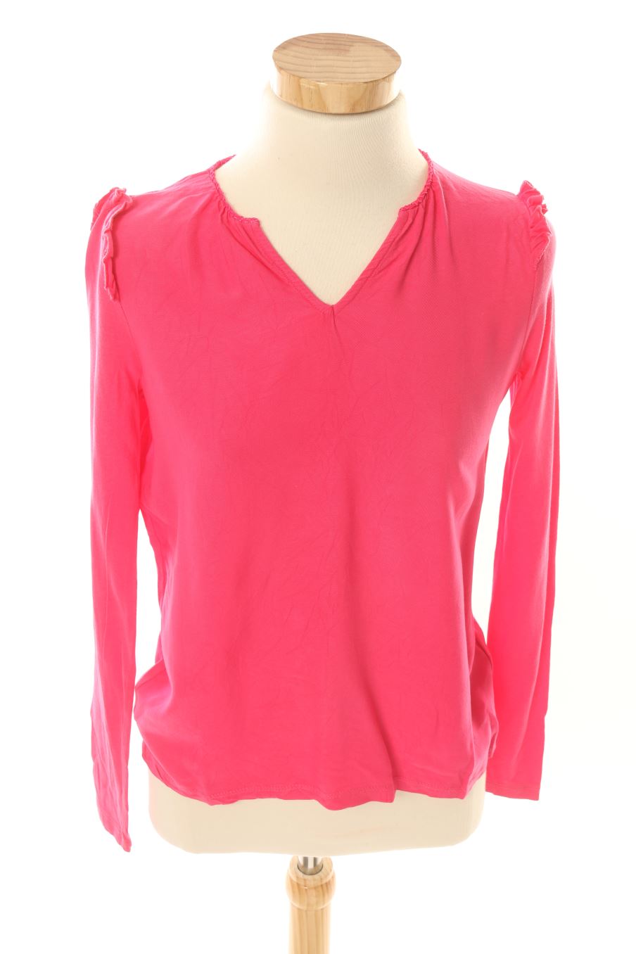 Blouse à manches longues Caroll de la taille XS, de couleur rose