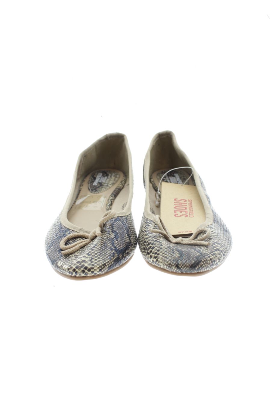Bailarinas de Springfield de la talla 38, de color animal print de