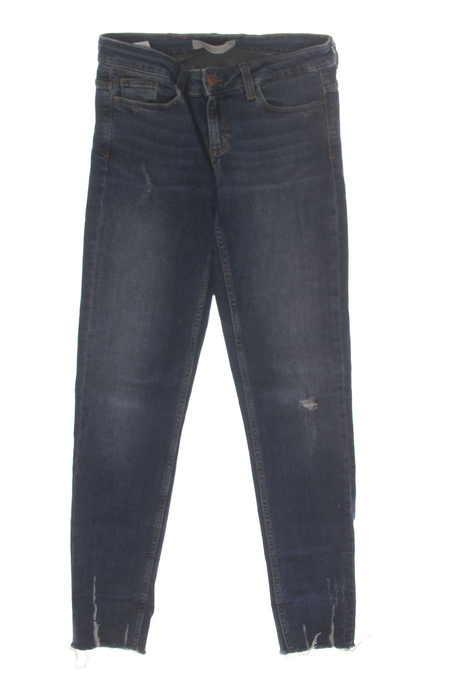 Jeans Zara de la taille 34, de couleur bleu de denim