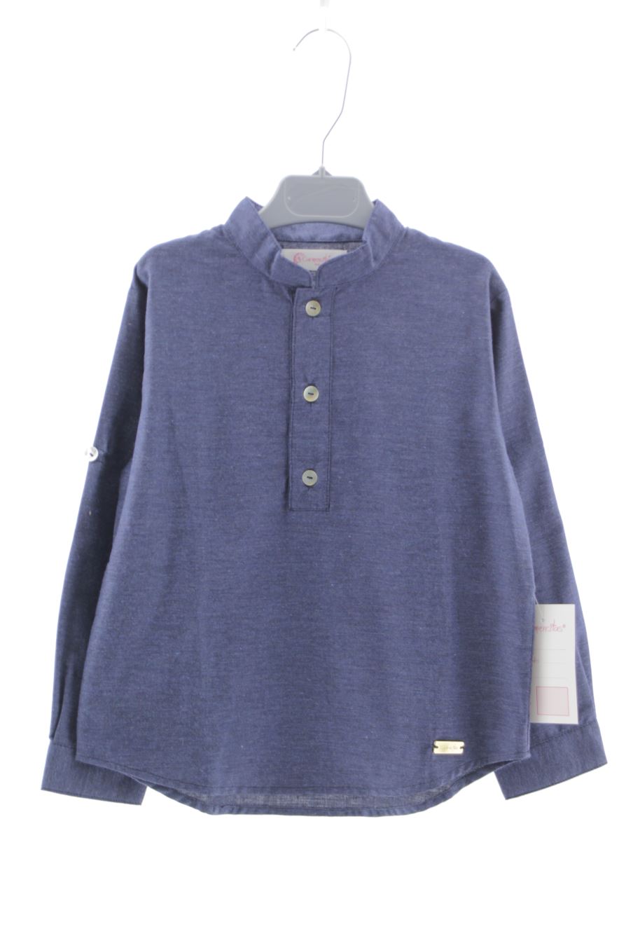 Chemise manches longues Carmencitas de la taille 5 ans avec une étiquette