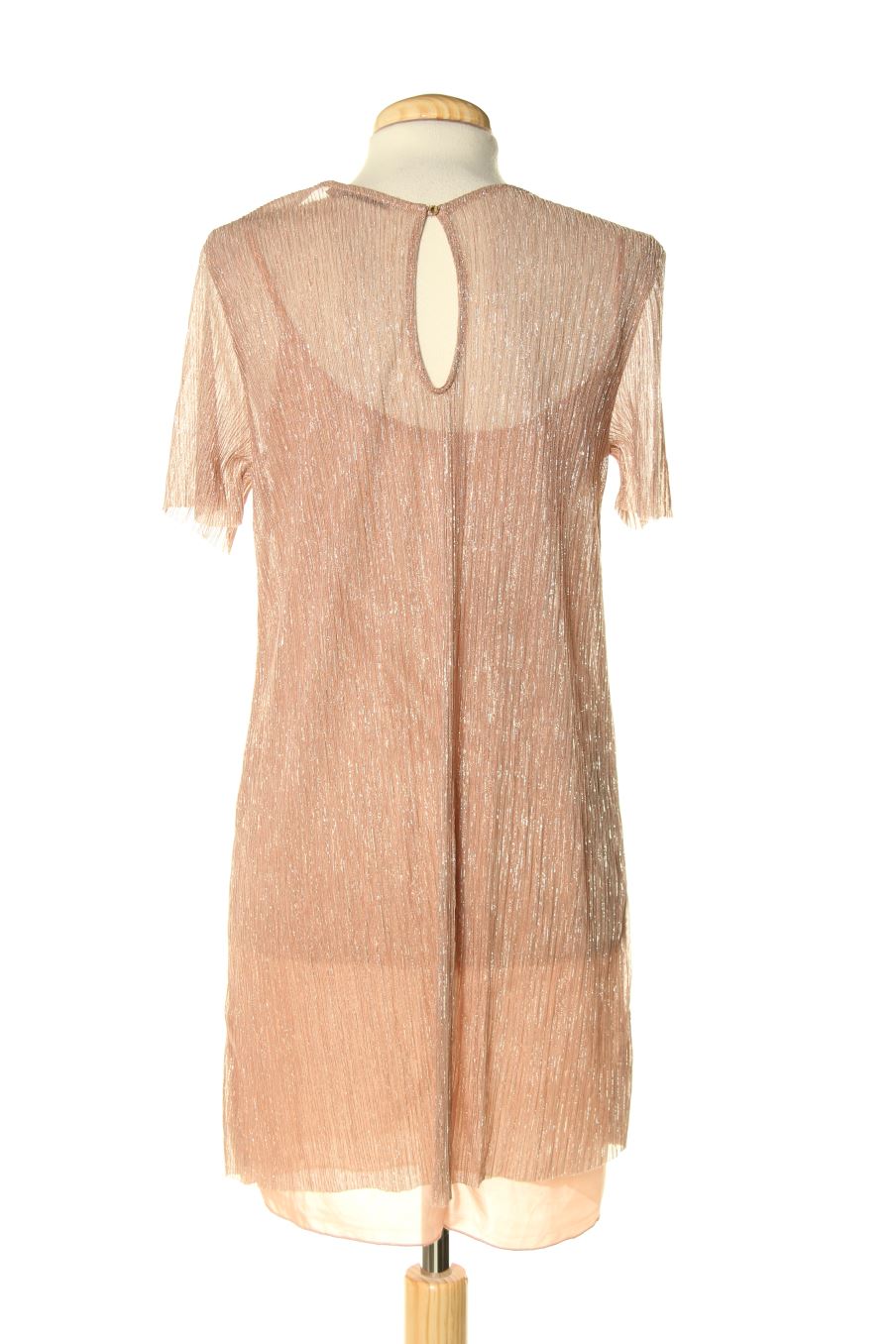 Robe casual Pull & Bear de la taille XS, de couleur rose