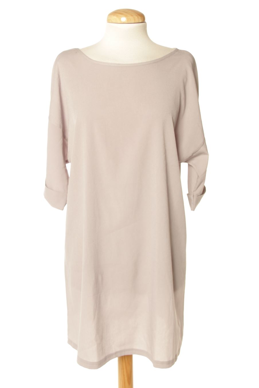 Kurzärmelige Bluse von Zanzea Größe L, Farbe Grau, für