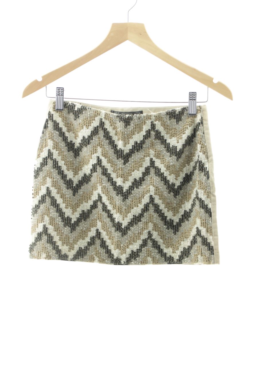 Jupe trf (ZARA) de la taille XS, de couleur rayures