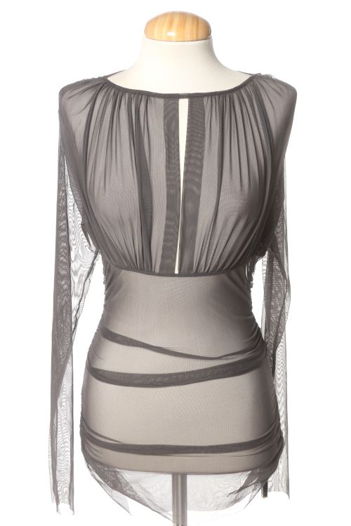 Blusa a maniche lunghe